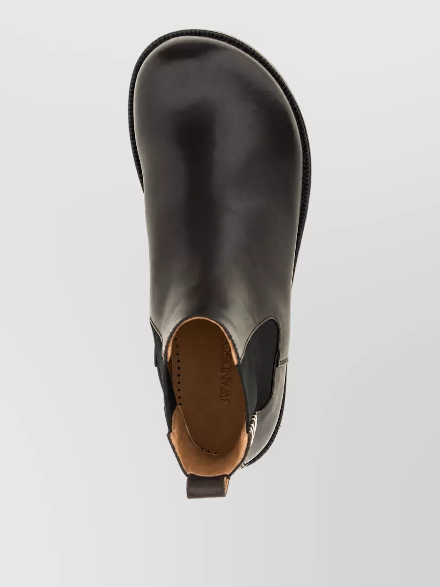 Jw Anderson Leather Chelsea Ankle Boots