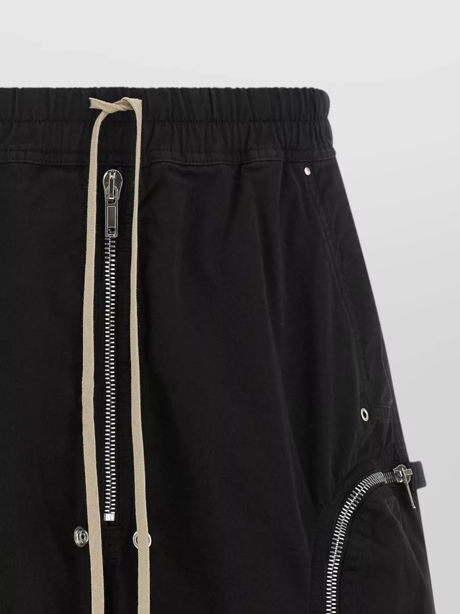 Rick Owens Drkshdw Cotton Low-Rise Bermuda Shorts
