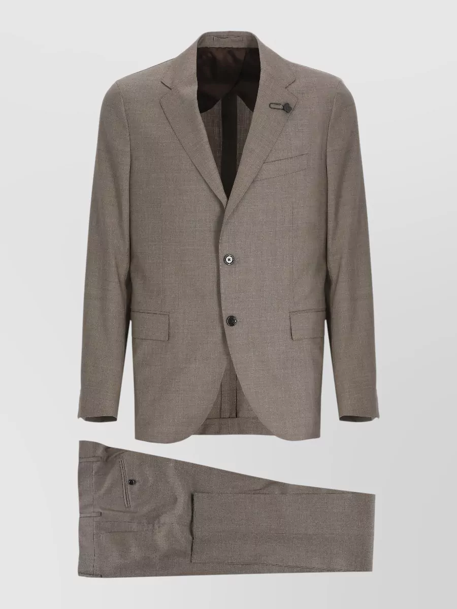 Lardini Virgin wool single-breasted suit