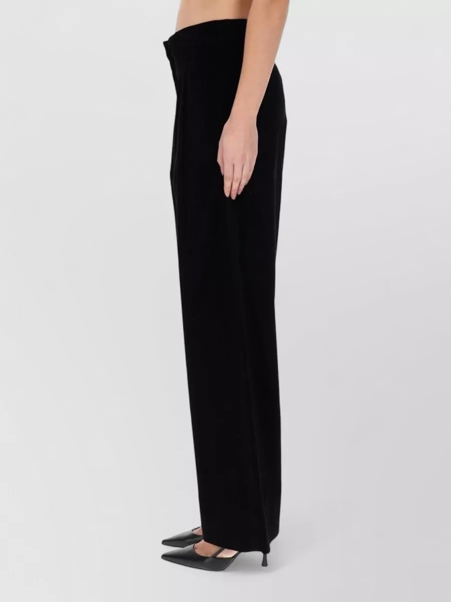 Pt Torino Wide Leg Trousers Pleated Front