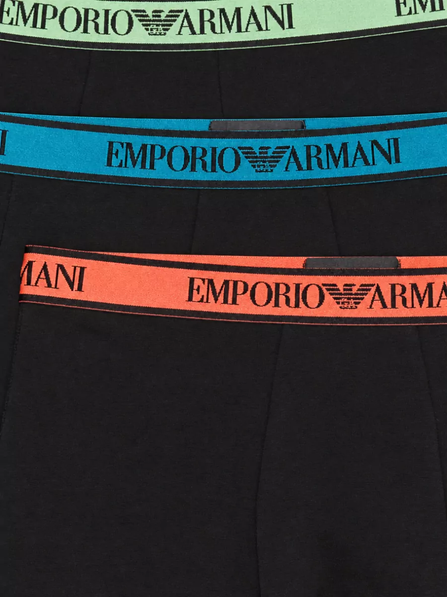 Emporio Armani Logo Trunk Briefs 3 Pack