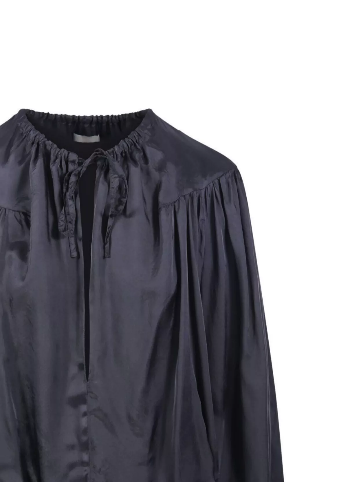Dries Van Noten Catti Loose Blouse With Gathering Details
