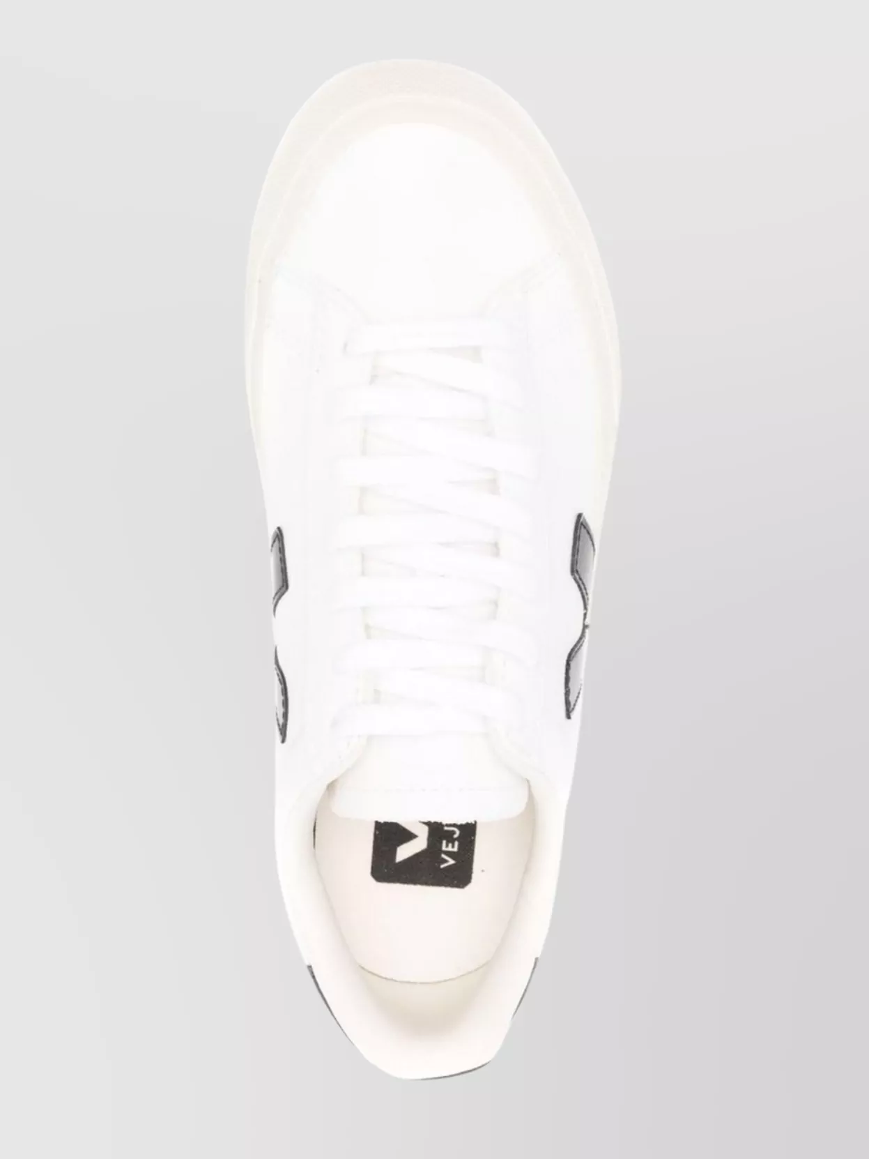 Veja Lightweight Leather Sneakers With Amazonian Rubber Sole