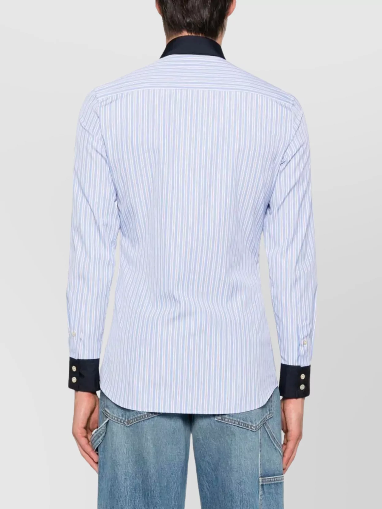 Valentino Garavani Striped Shirt Button Cuffs