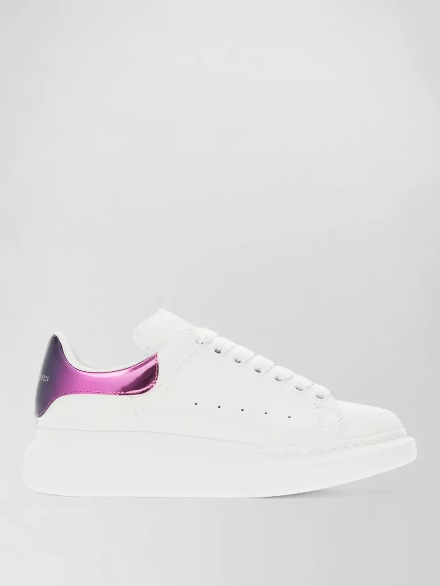 Alexander Mcqueen Leather Low-Top Sneakers