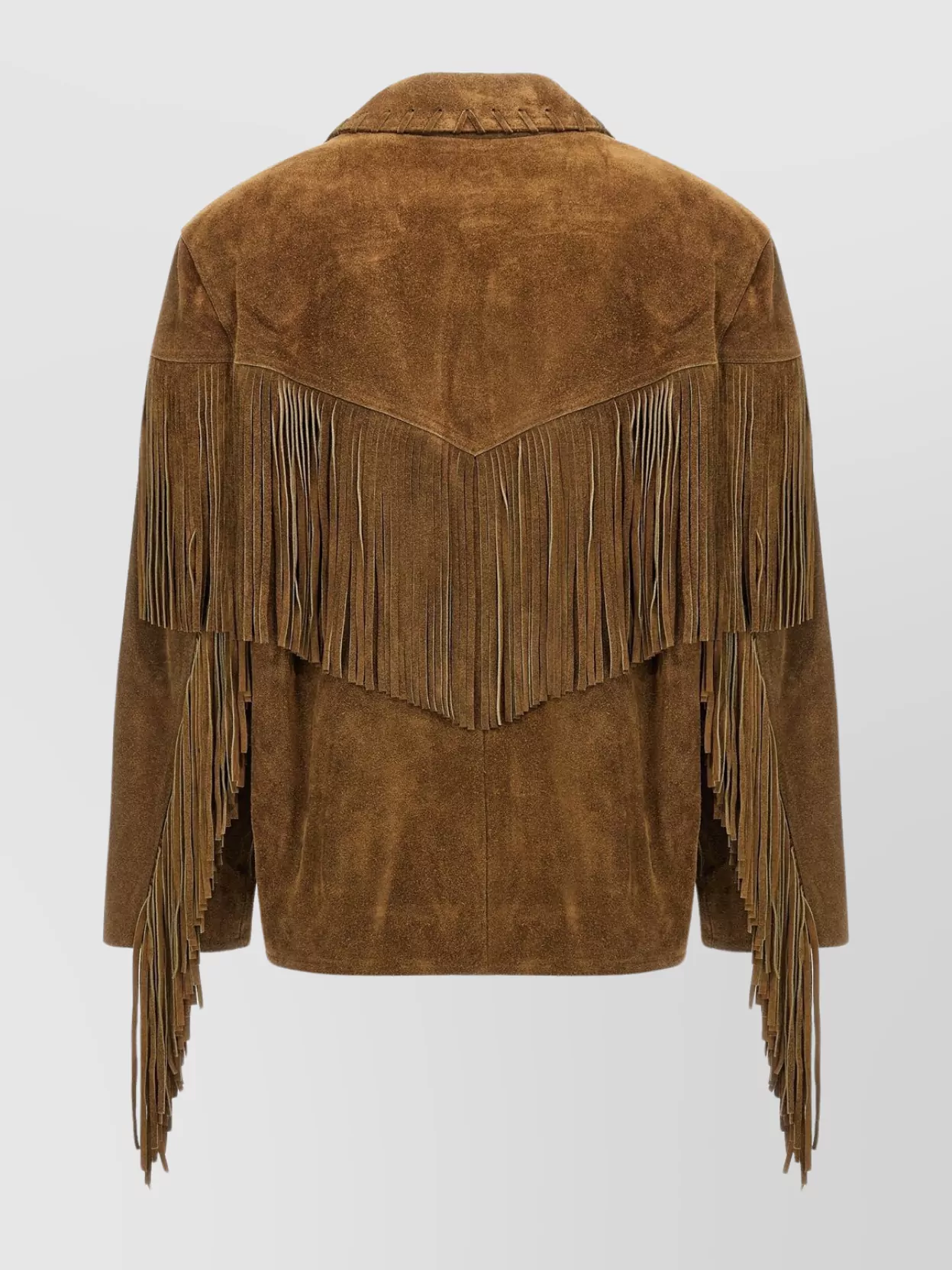 Isabel Marant 'fabie' suede jacket fringe single-breasted