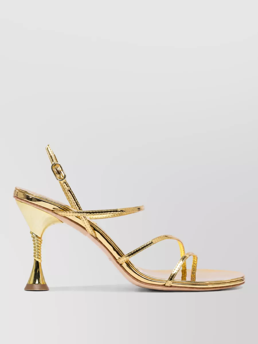 Studio Amelia Leather Helix 90Mm Sandals