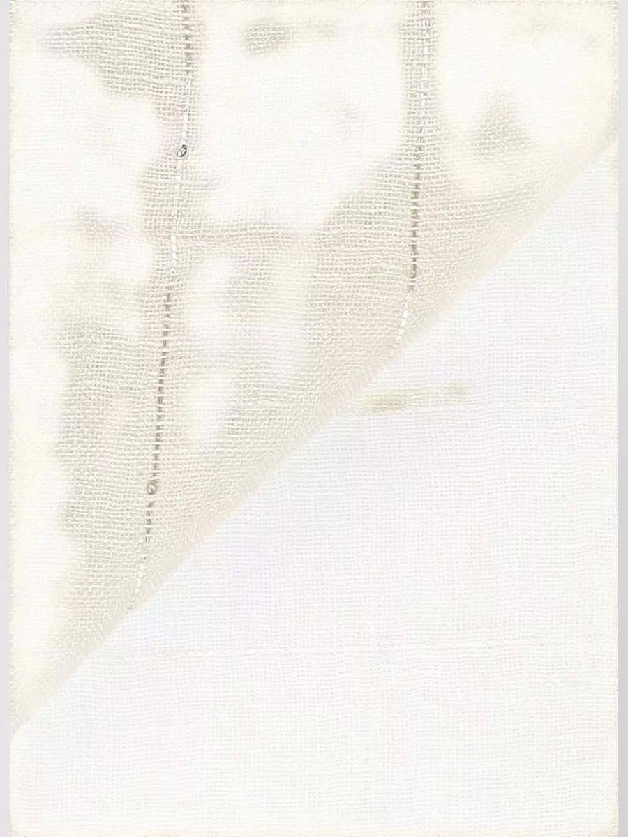 Panicale Linen Womens Scarf Lurex Stripes Fringes