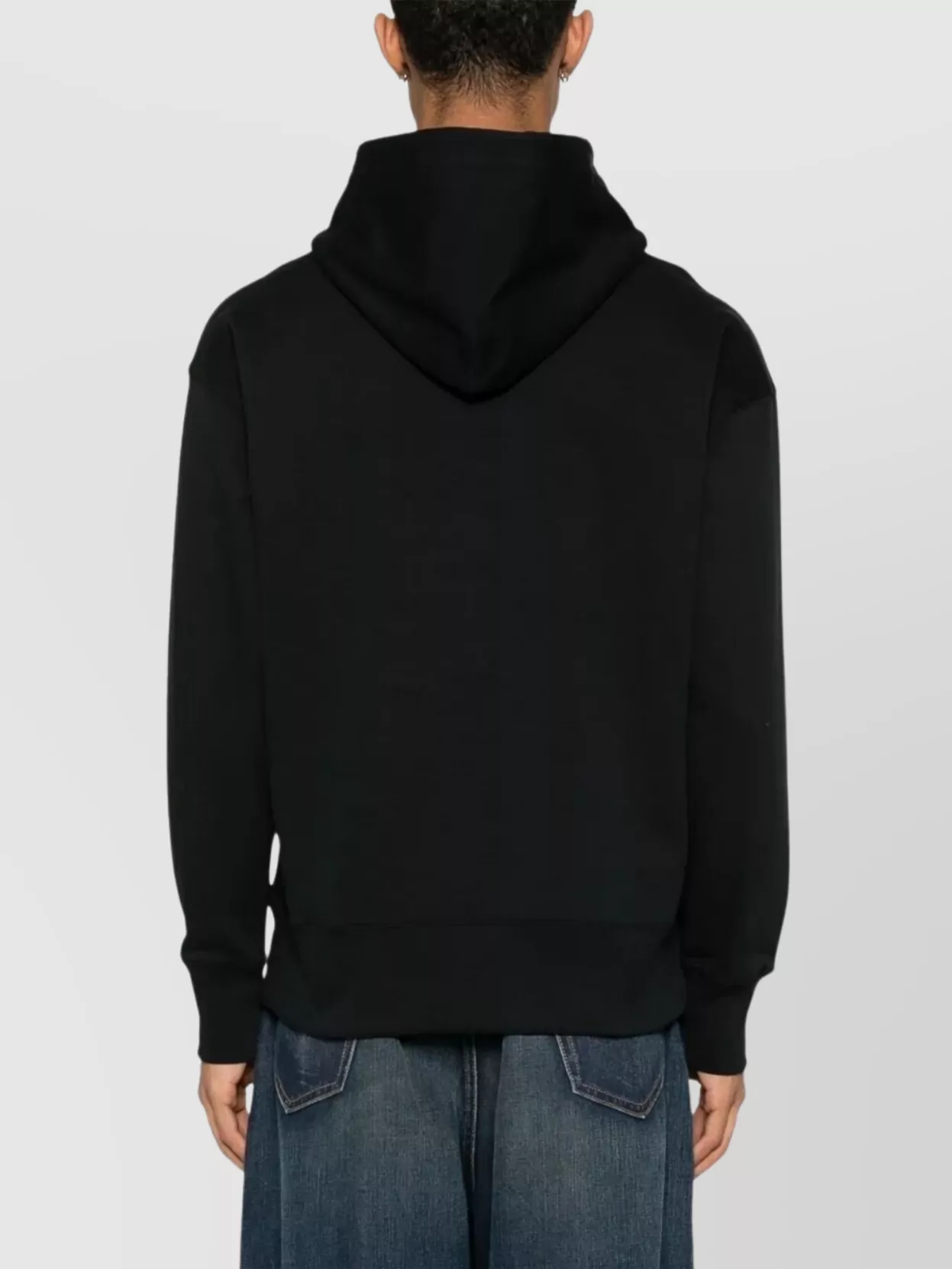 Msgm Relaxed Fit Cotton Hoodie Logo