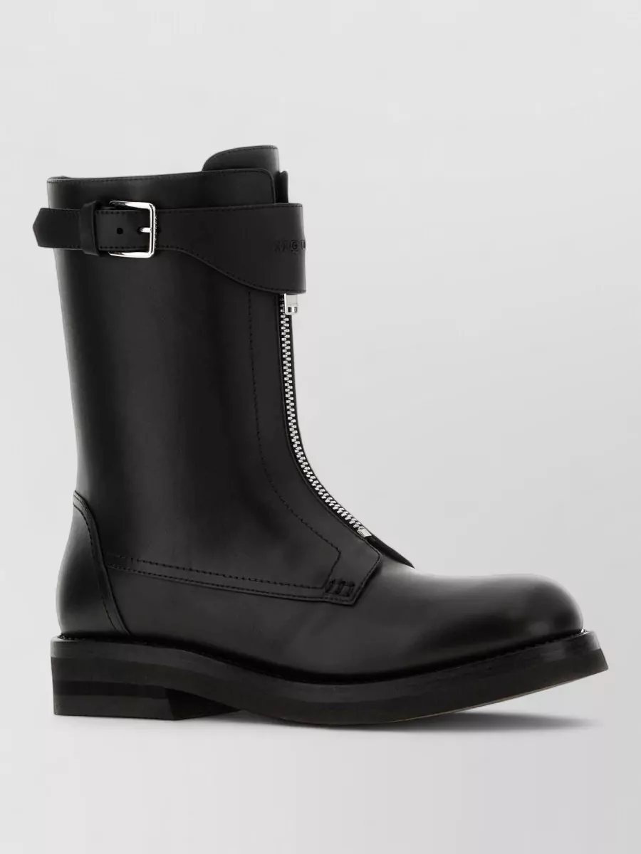 Alexander McQueen leather boots