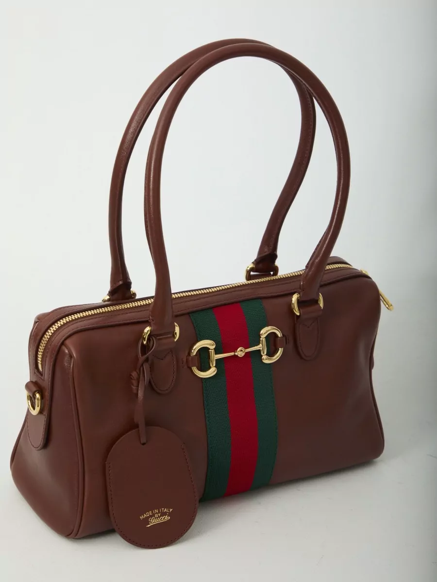 Gucci Medium Calfskin Leather Shoulder Bag