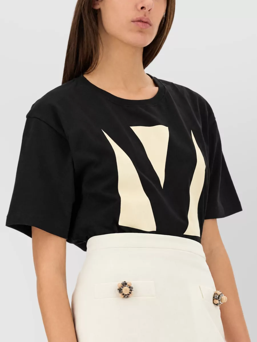 Valentino Cotton Printed T-Shirt