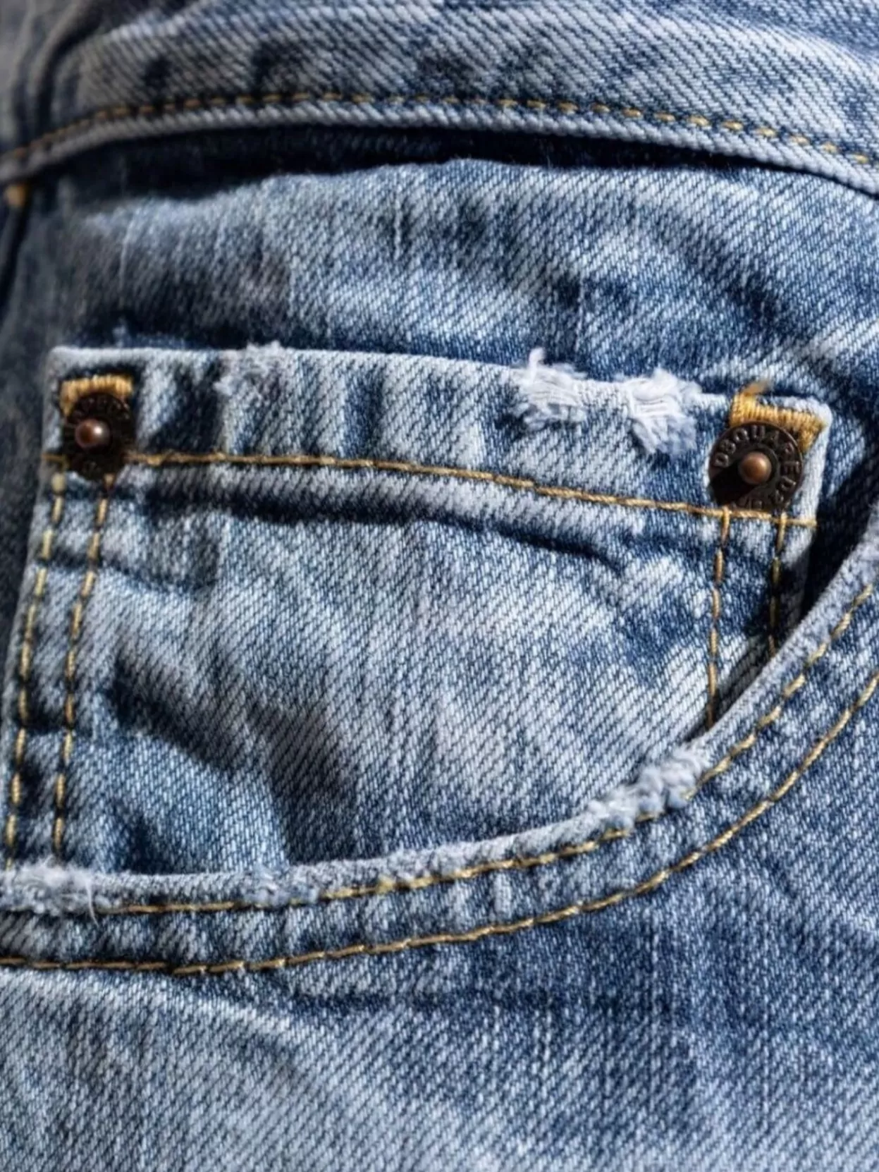 Dsquared2 Five-Pocket Trousers Featuring Distressed Finish
