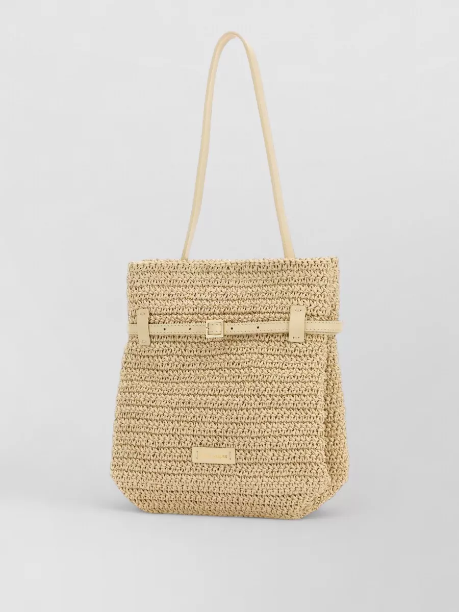 Manu Atelier Mini Raffia Beach Bag
