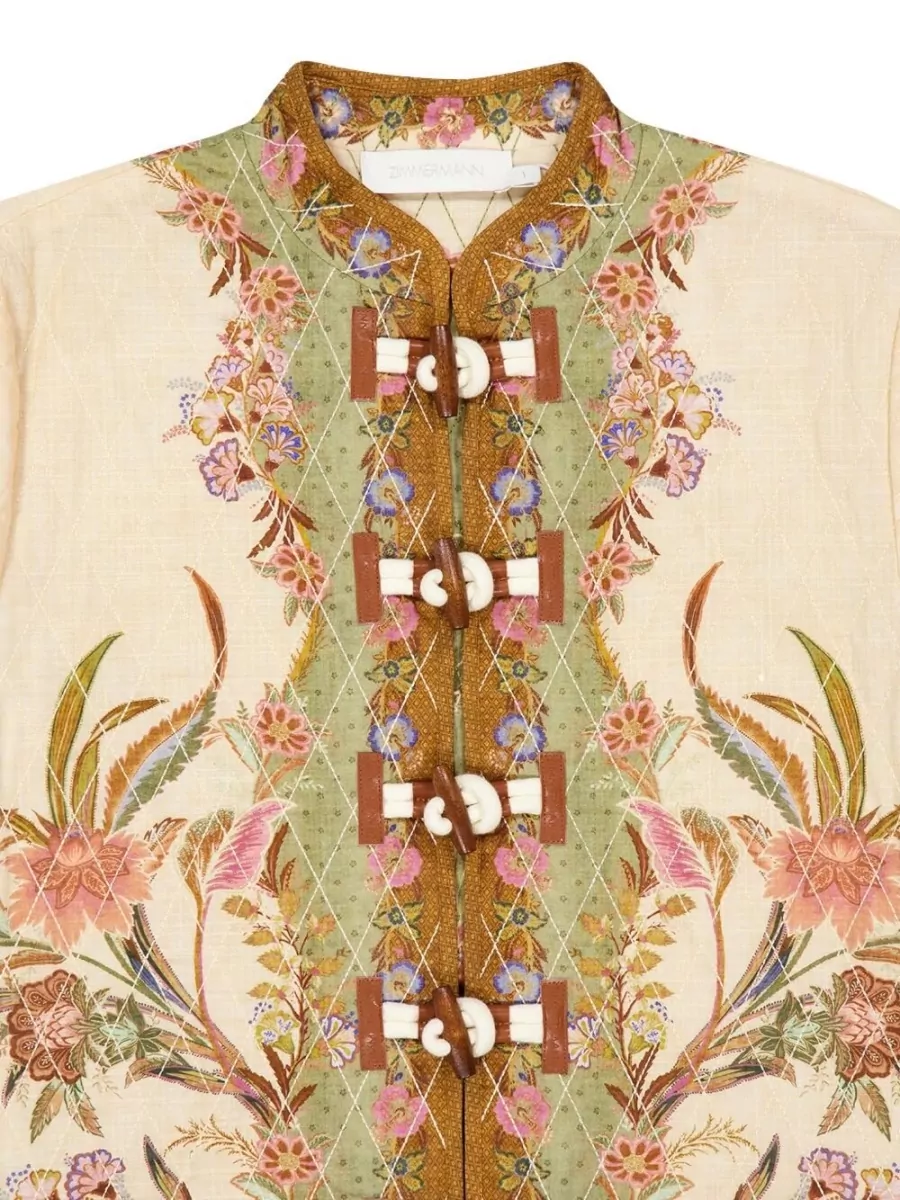 Zimmermann Printed Single-Breasted Jacket
