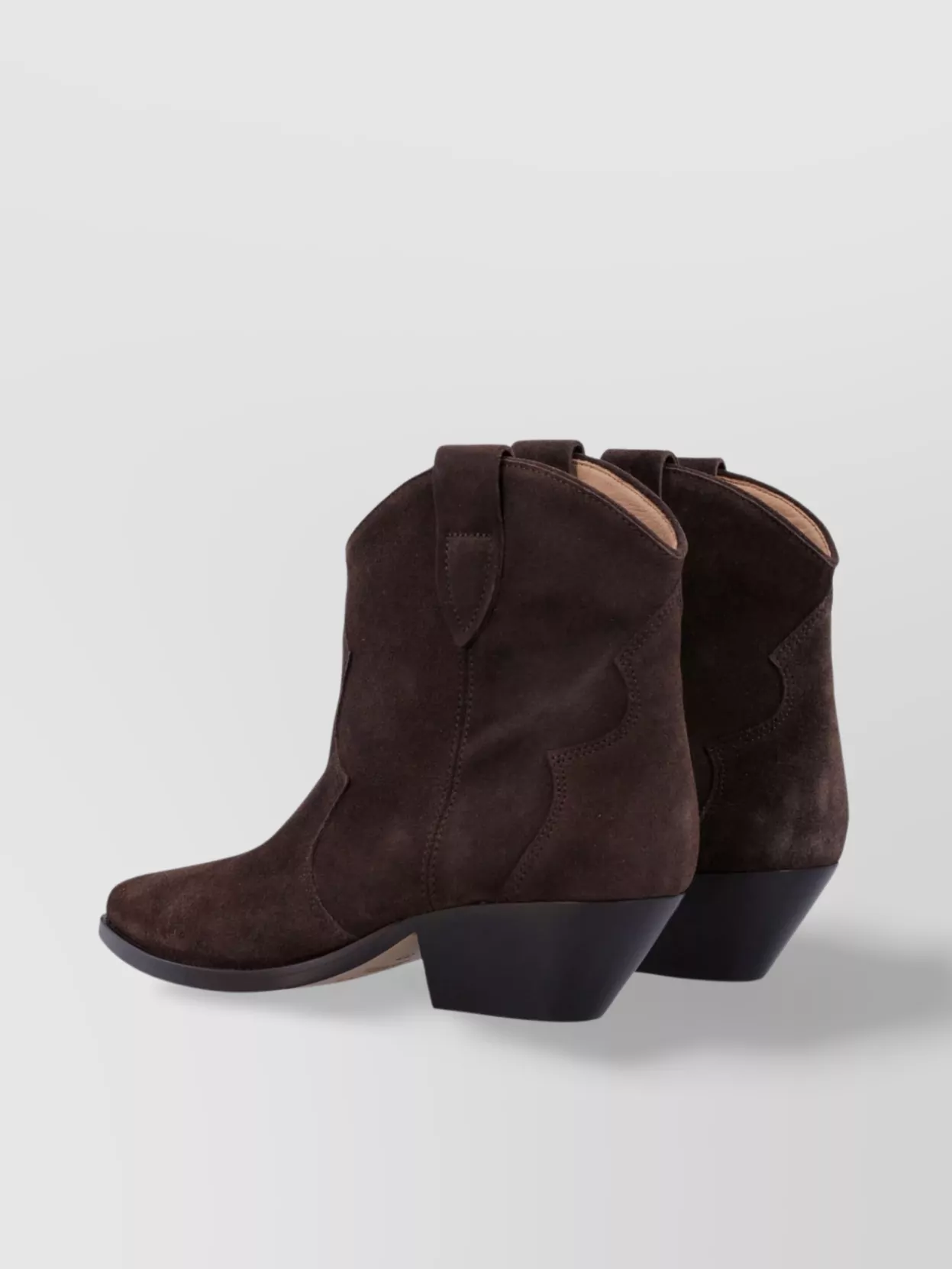 Isabel Marant Suede Western Cuban Heel Boots