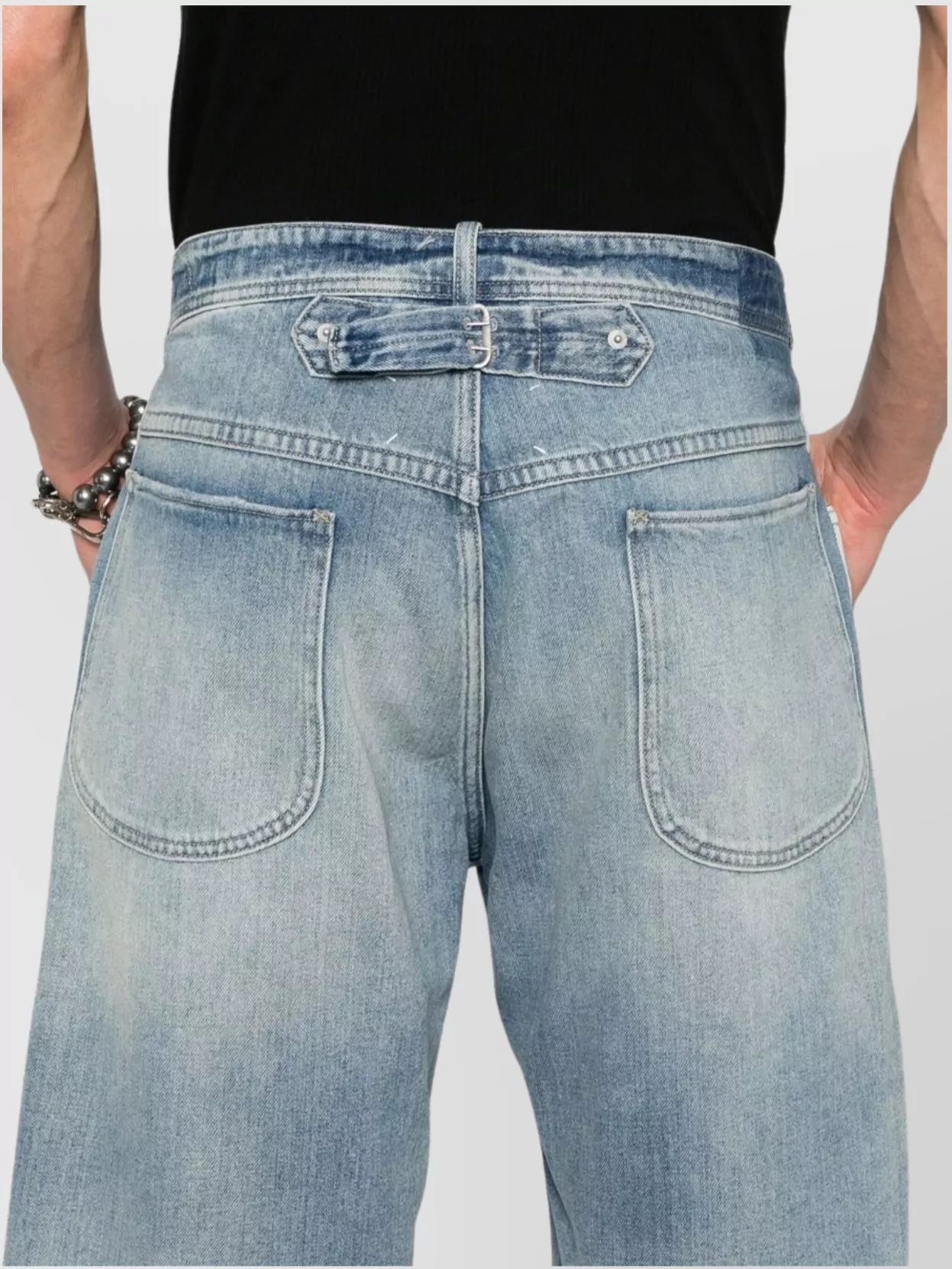 Maison Margiela Denim Shorts Back Adjustable