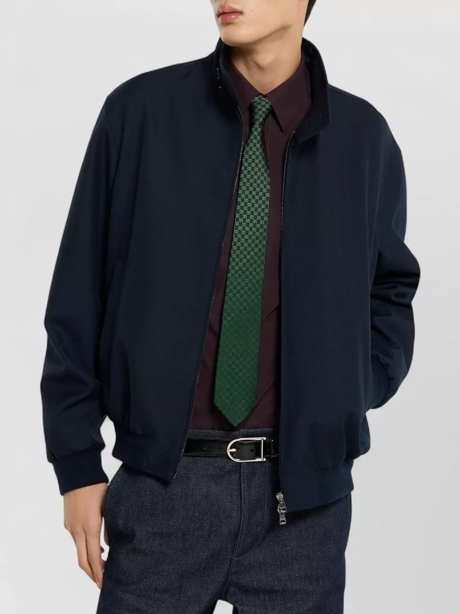 Gucci Gg Jacquard Silk Tie