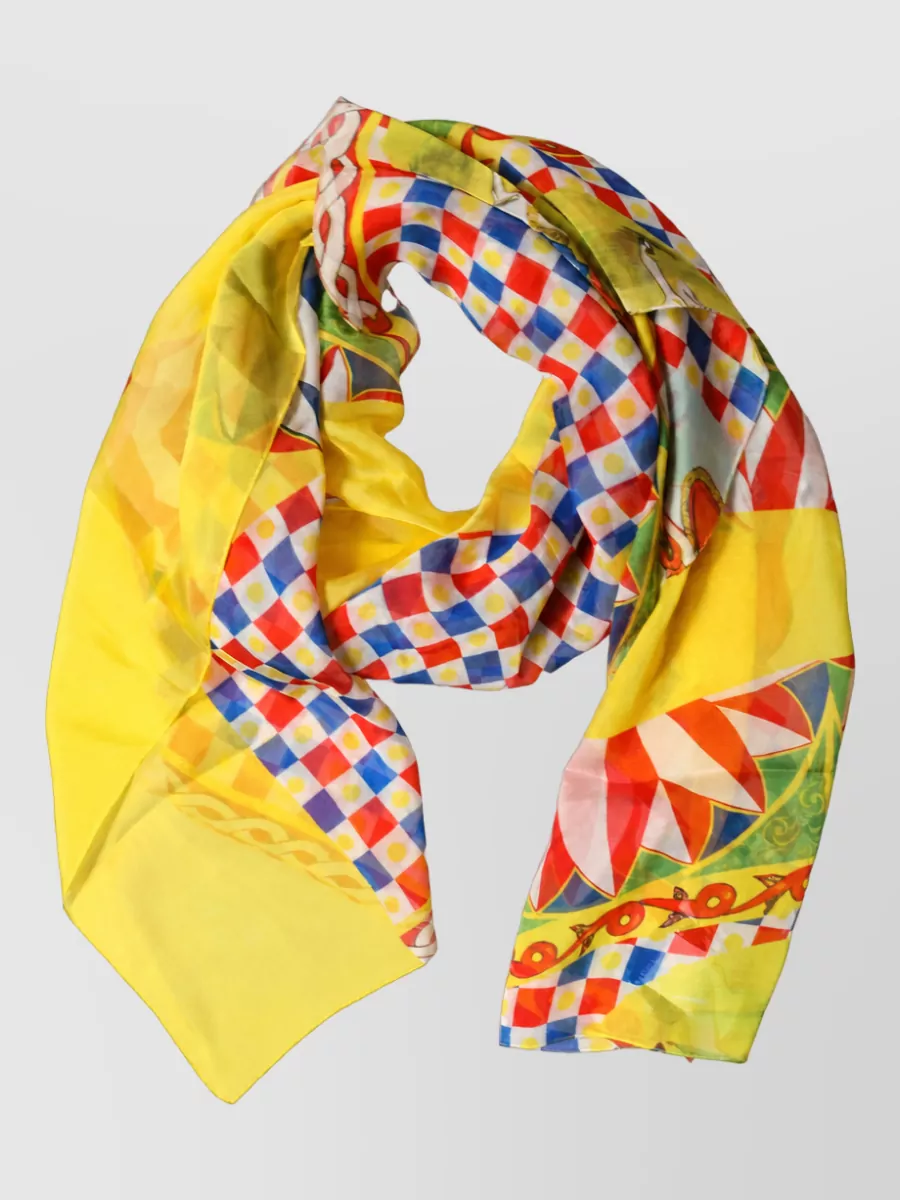 Dolce&Gabbana silk carretto scarf