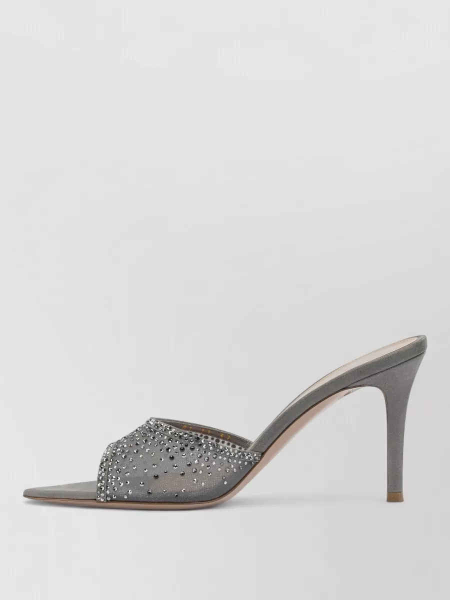 Gianvito Rossi Rania Mule Sandals 85 Mm Open Toe