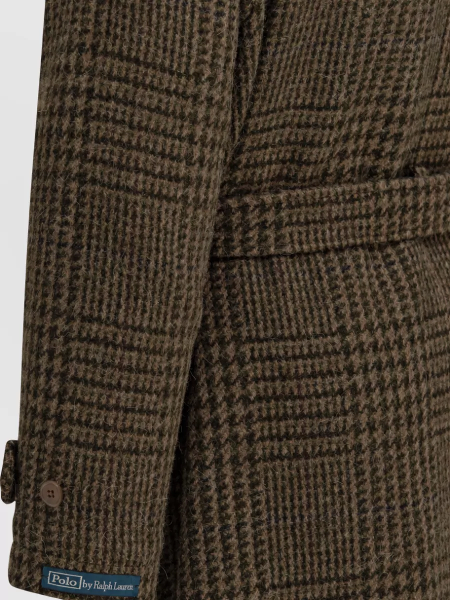 Polo Ralph Lauren Wool Alpaca Long Single Breasted Coat