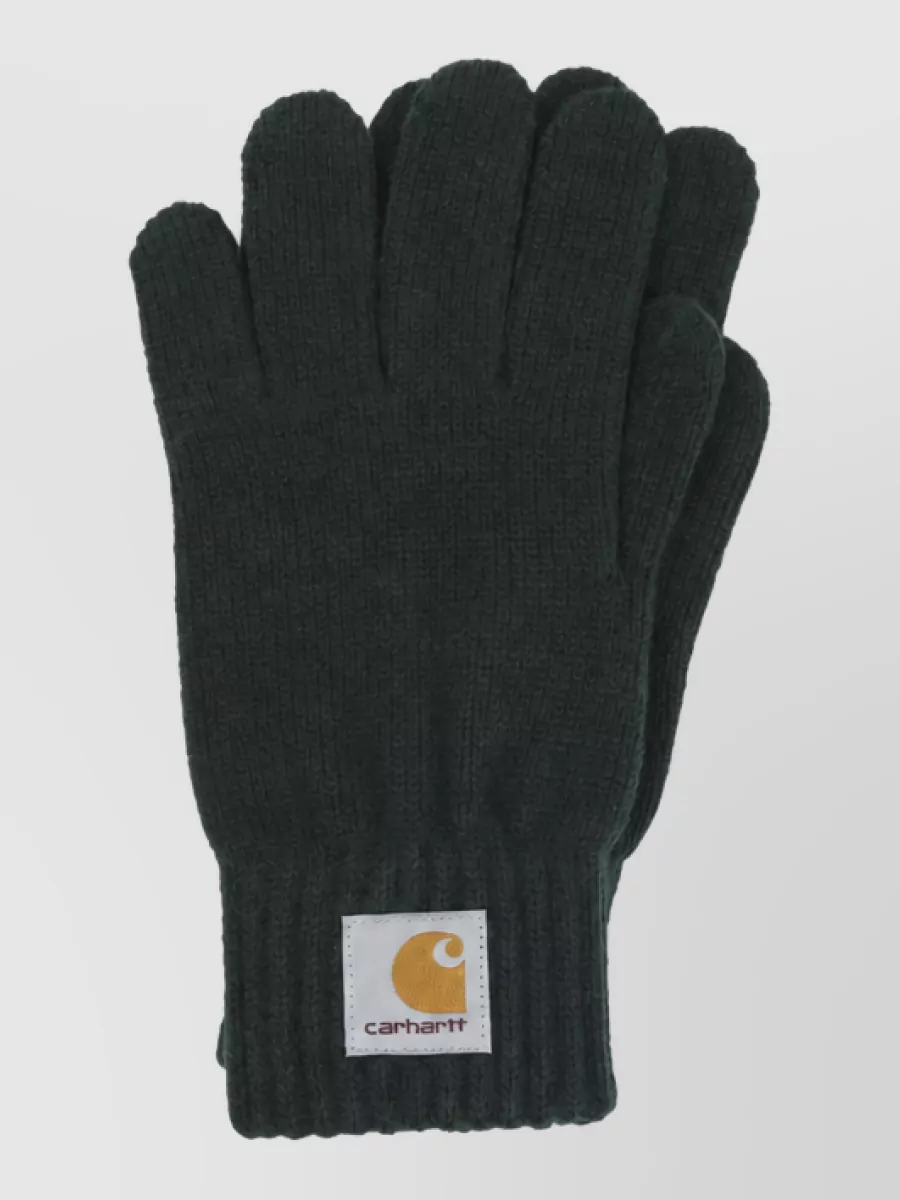 Carhartt Wip ribbed knit gloves