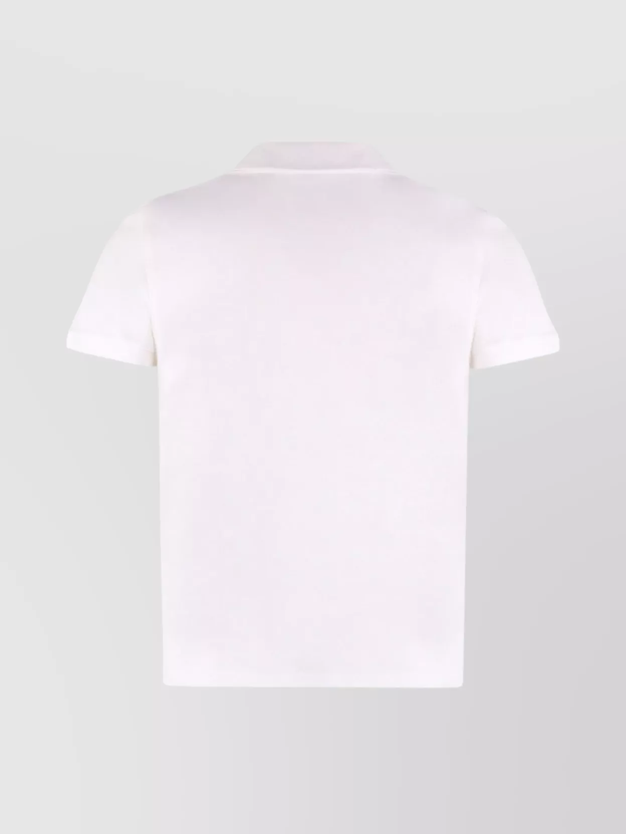 Saint Laurent Ribbed Edges Polo Shirt