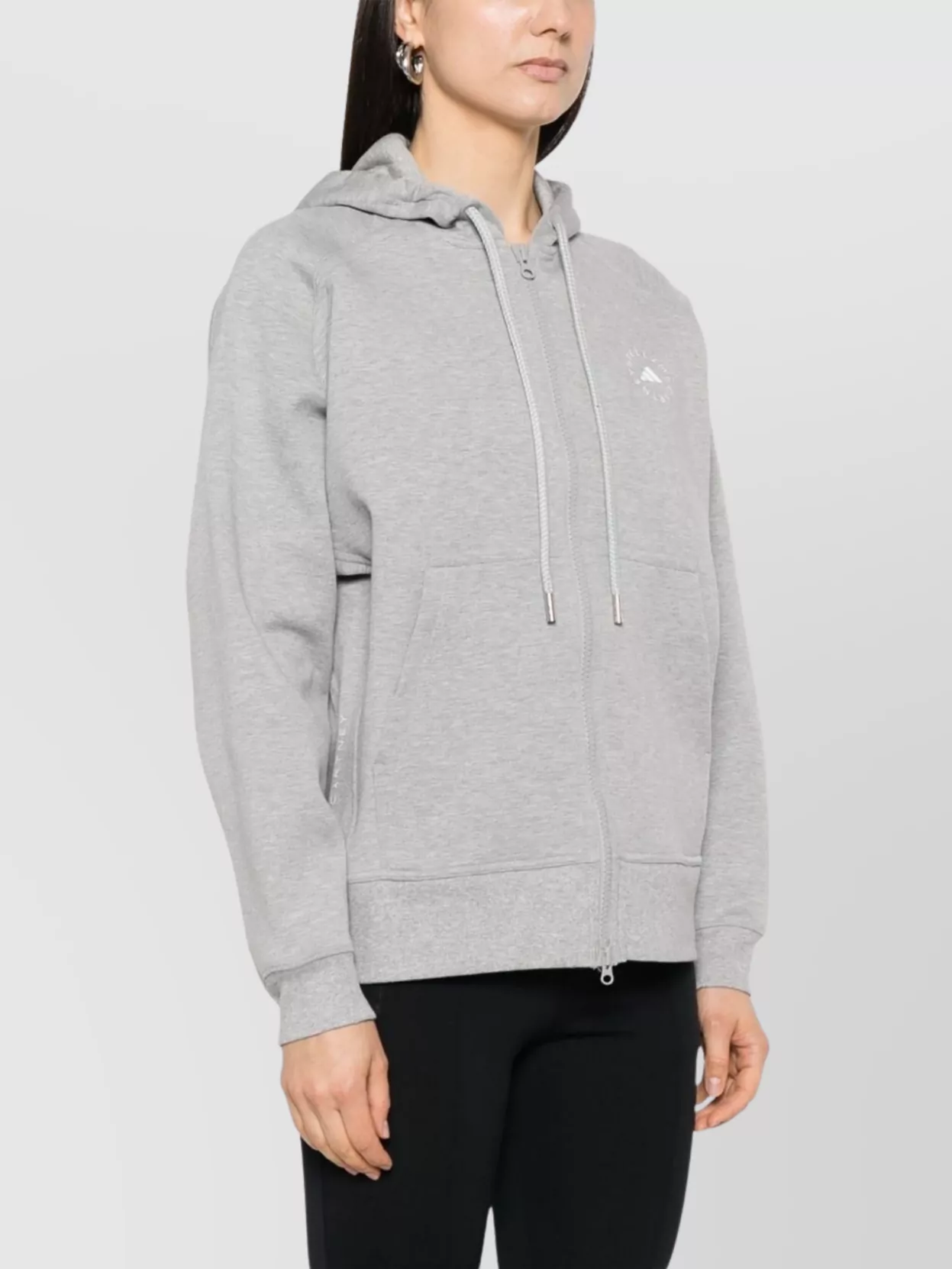 Adidas By Stella Mccartney Adidas By Stella Mc Cartney Logo Organic Cotton Hoodie