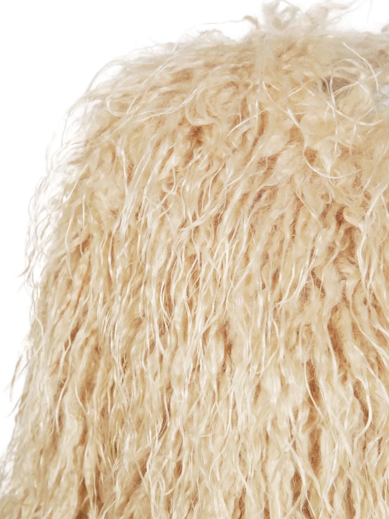 Forte Forte Faux Fur Mongolia Eco Jacket In Nude