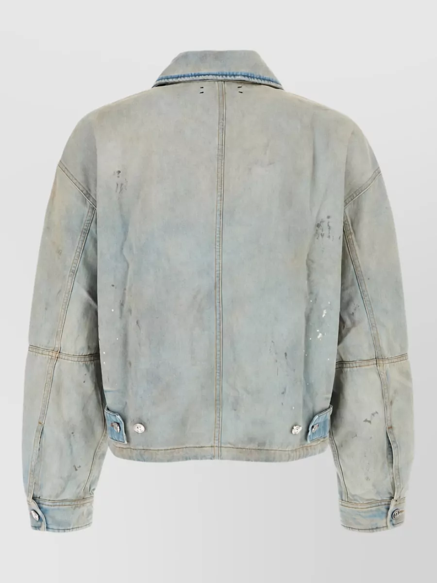 Amiri Denim Distressed Jacket