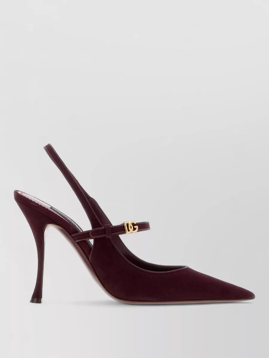Dolce&Gabbana suede slingback pumps