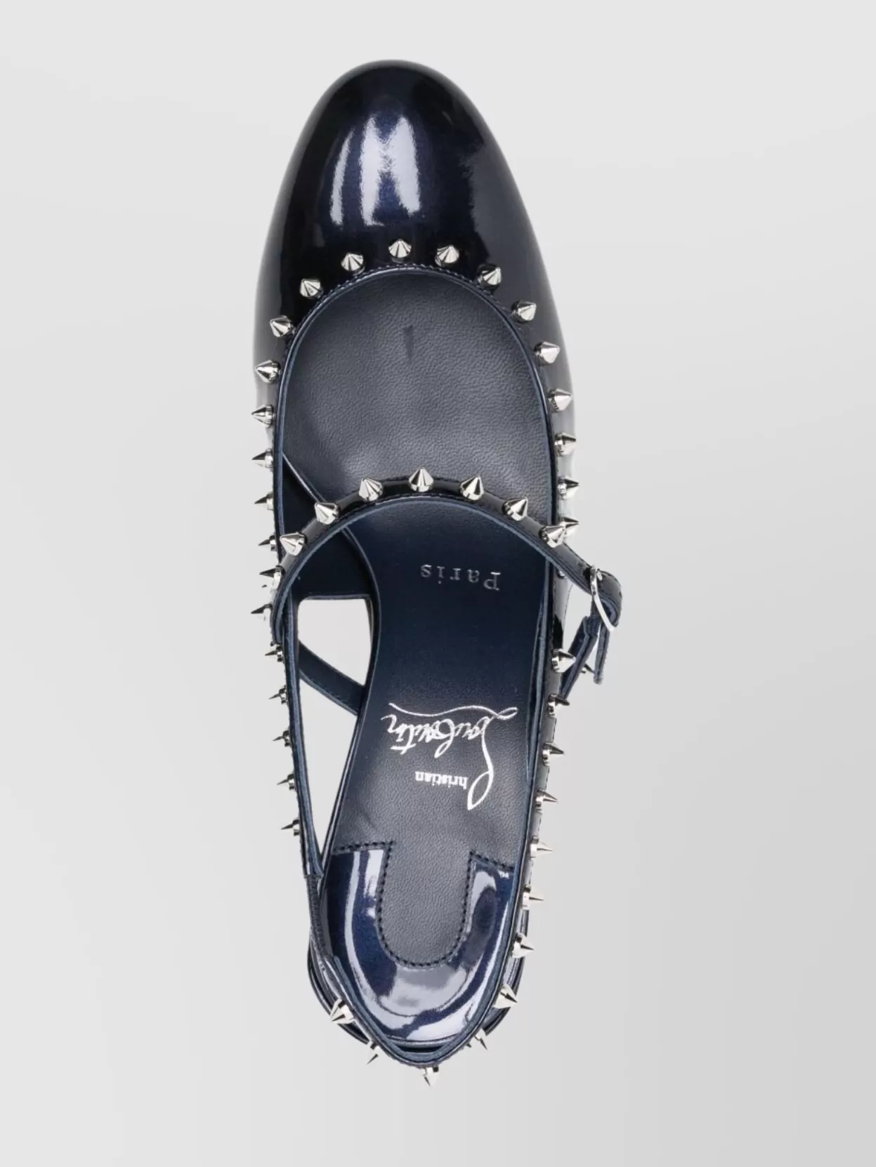 Christian Louboutin Mid Heel Pumps Studded Embellishments