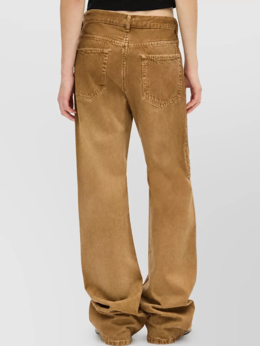 Ann Demeulemeester Relaxed Flared Denim Trousers