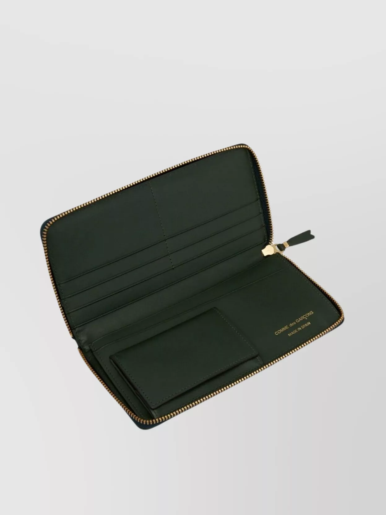 Comme Des Garçons Wallet With Zip-Around And Card Slots