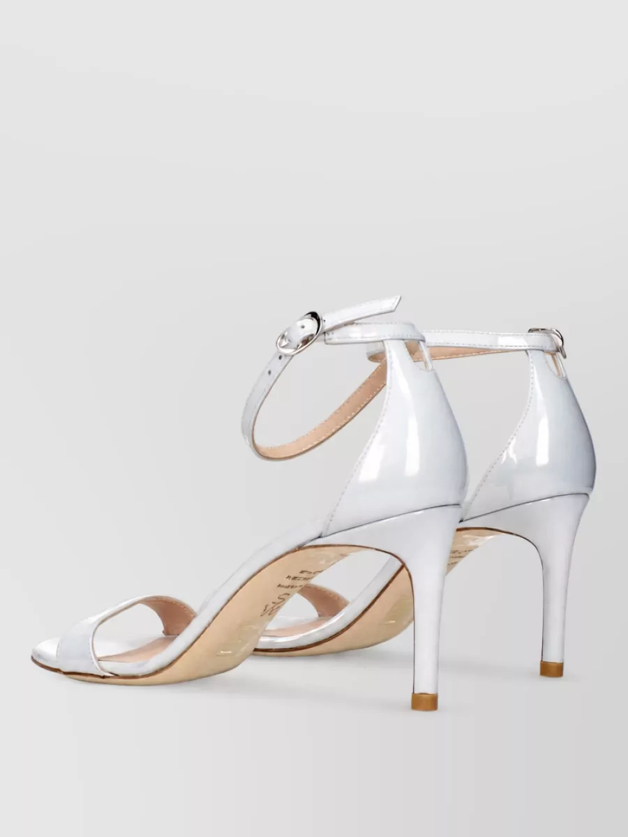 Stuart Weitzman Leather Stiletto Heel Sandals