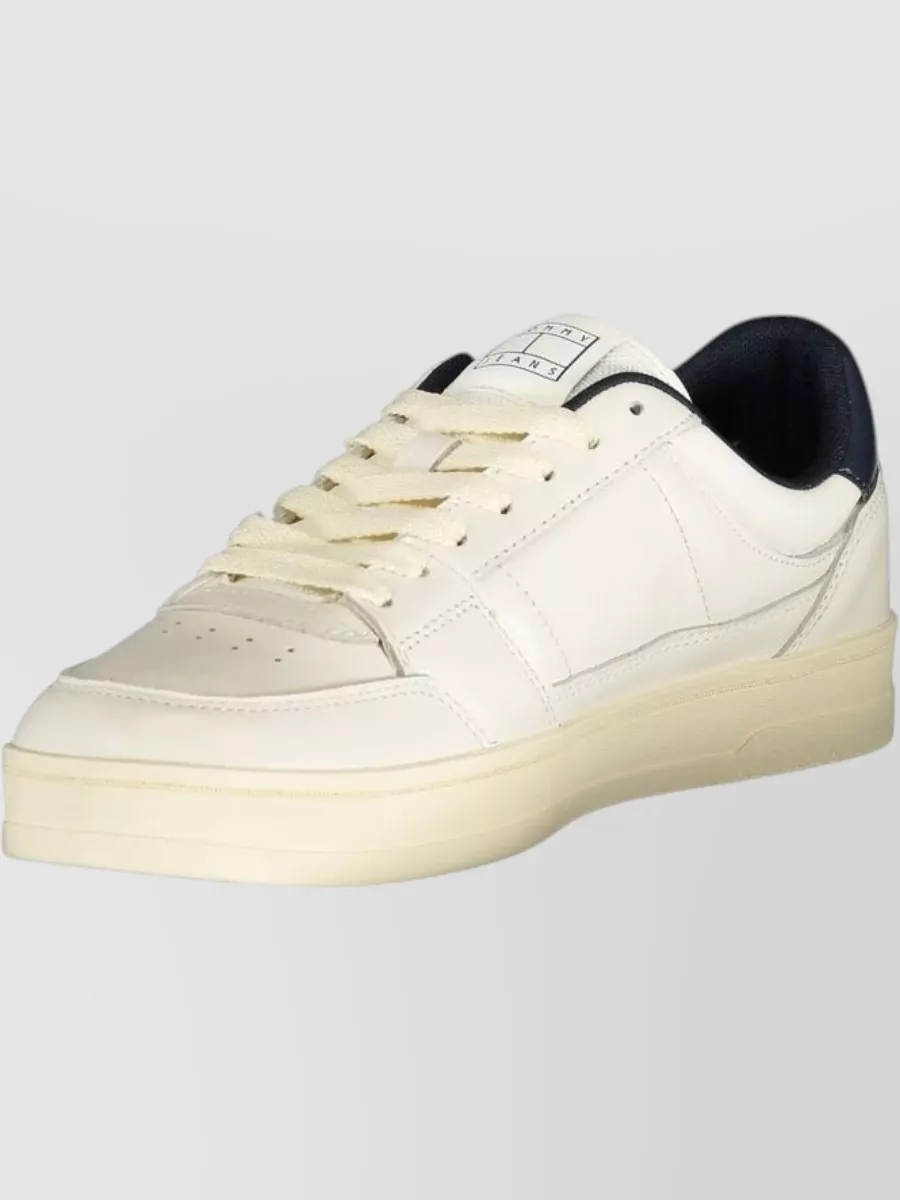 Tommy Hilfiger Leather Lace-Up Sneakers