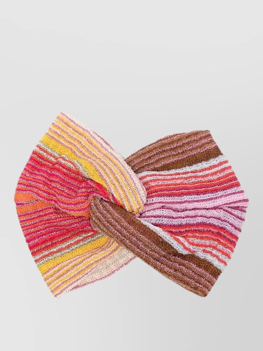 Missoni Fine-Knit Striped Headband