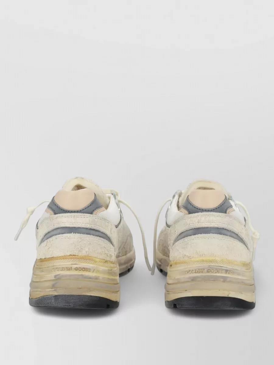 Golden Goose Sneakers Contrast Panels Round Toe Sole