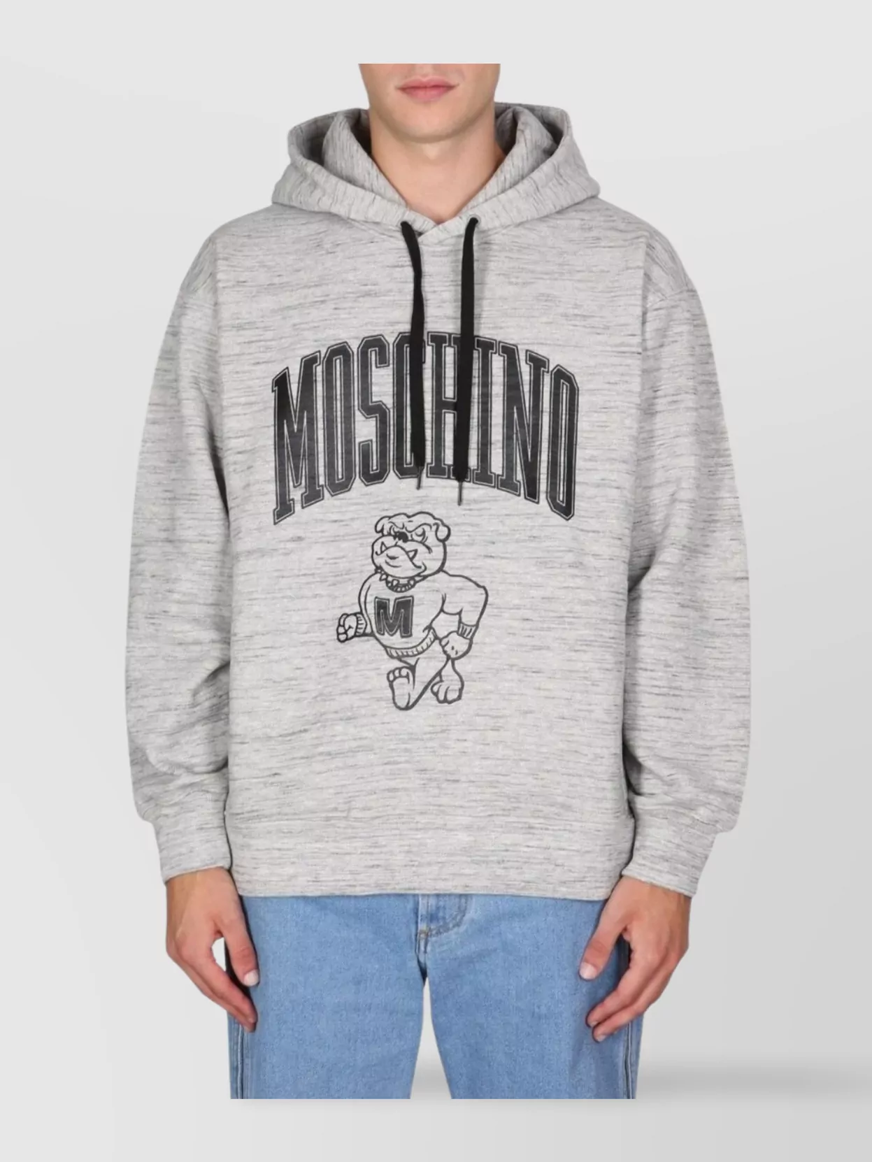 Moschino Logo Print Hooded Sweatshirt