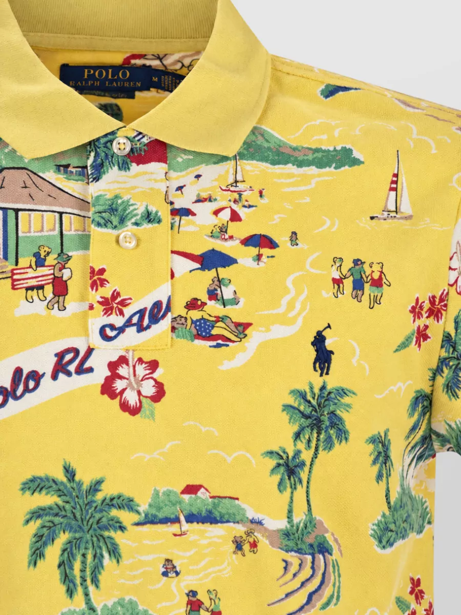 Polo Ralph Lauren Slim-fit cotton piqué polo shirt