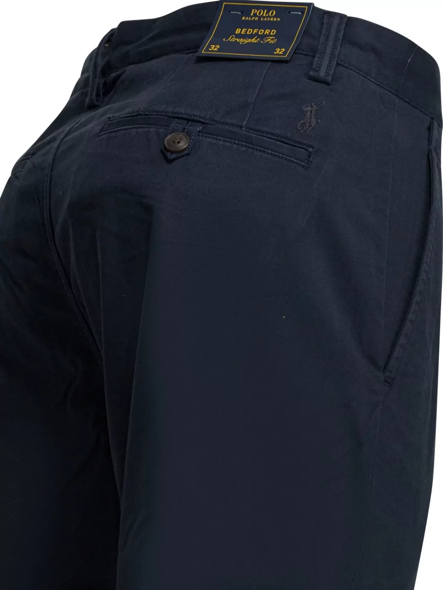 Polo Ralph Lauren Tailored Trousers Belt Loops Front And Back Pockets