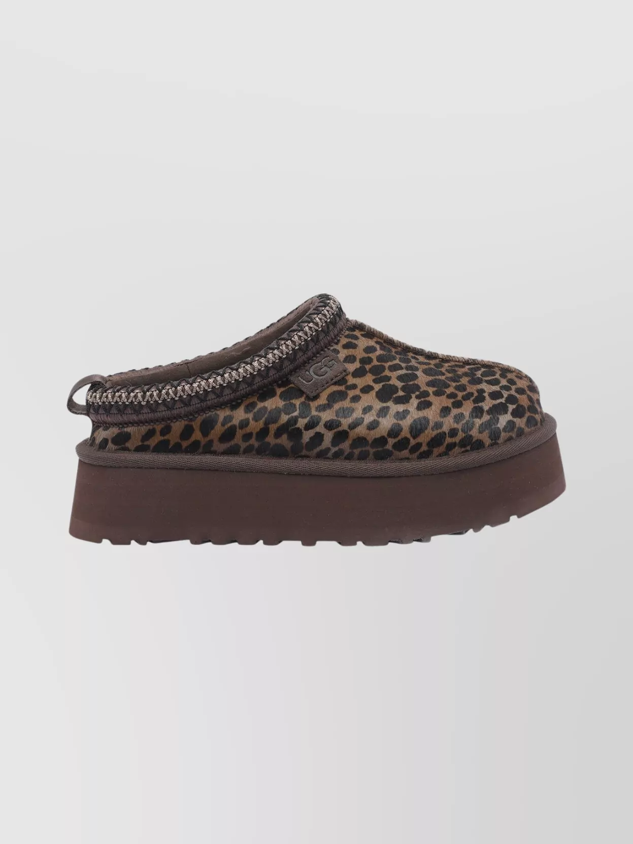 Ugg Animalier Print Round Toe Platform Mules