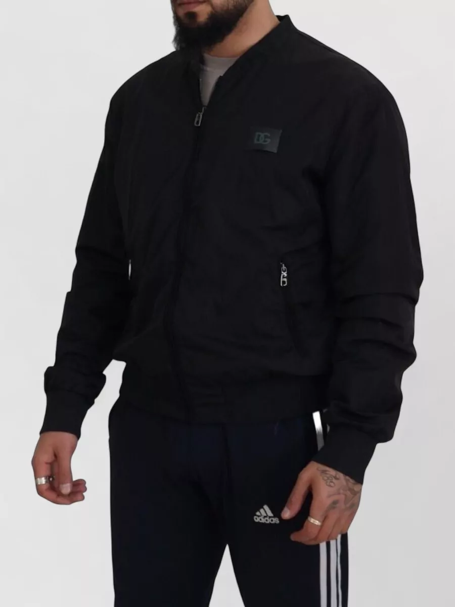 Dolce&Gabbana Nylon Logo Bomber Jacket