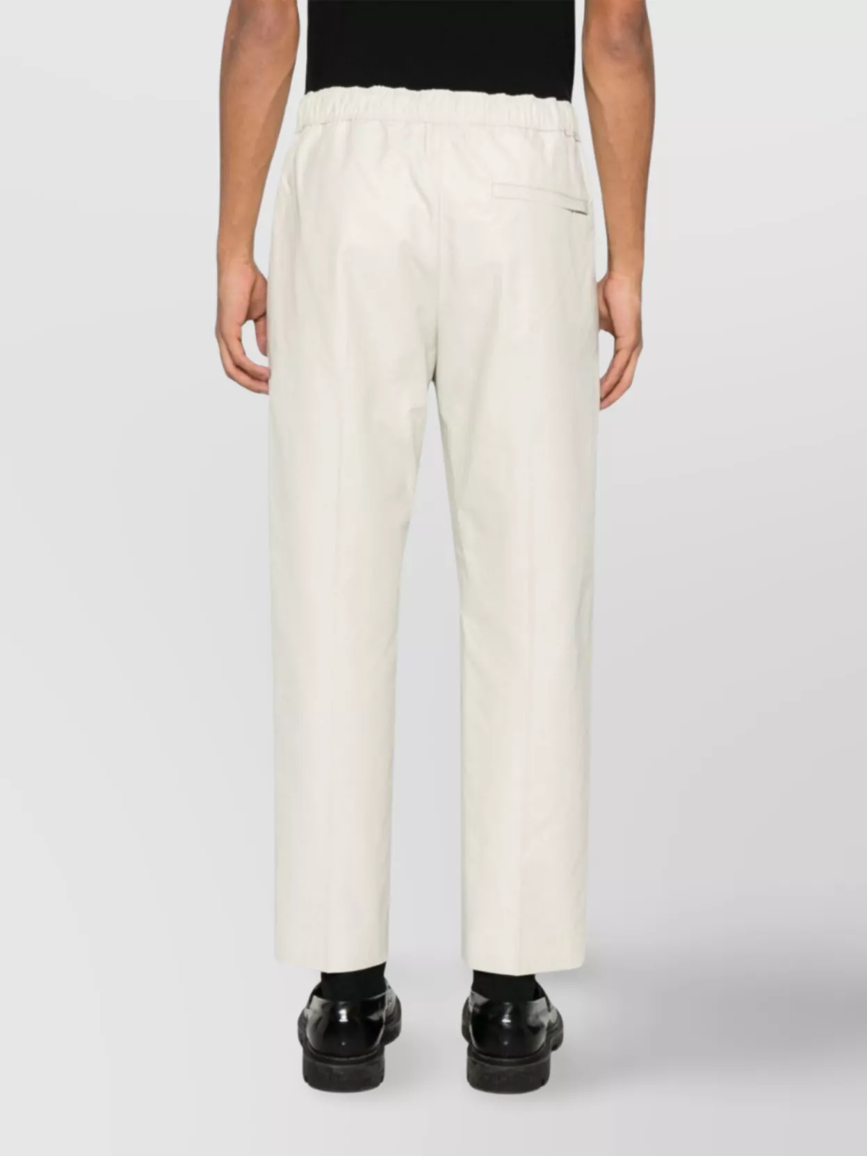 Lanvin Straight Cropped Pleated Trousers