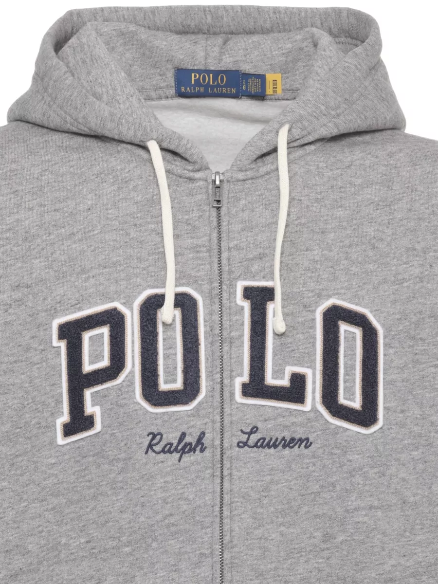 Ralph Lauren Hooded Cotton Sweatshirt Long Sleeves Pockets