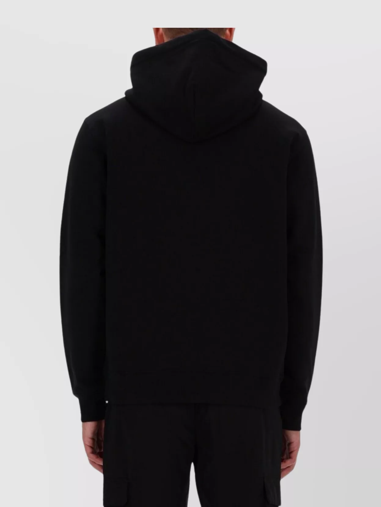 Versace Jeans Couture Hooded Sweater With Ribbed Cuffs And Hem
