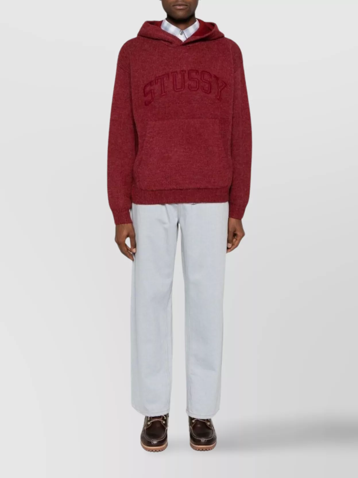 Stüssy Hooded Cotton Hoodie With Front Pouch Pocket