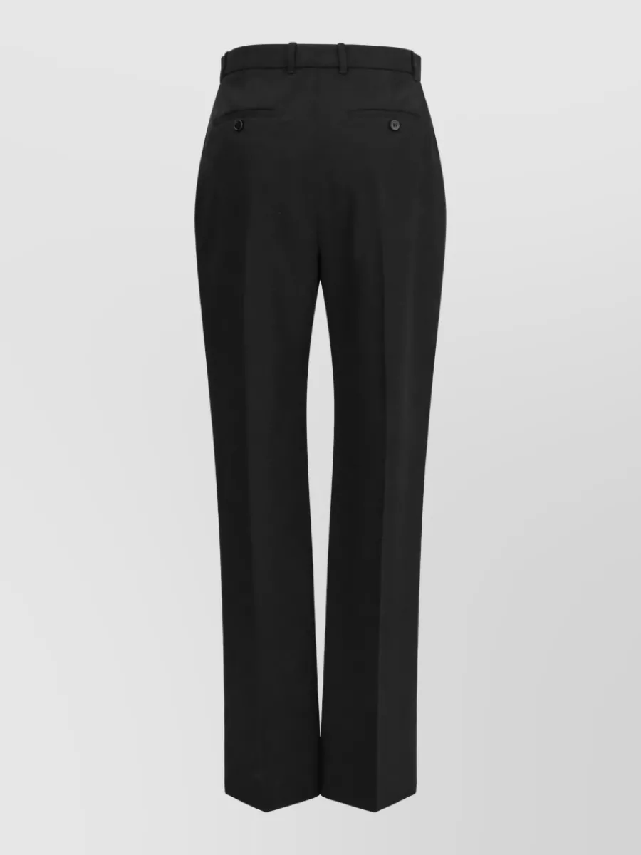 Alexander Mcqueen Cotton Straight-Leg Tailored Trousers