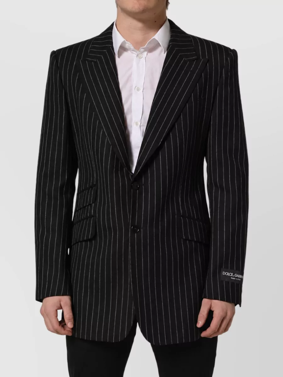 Dolce&Gabbana striped single breasted blazer