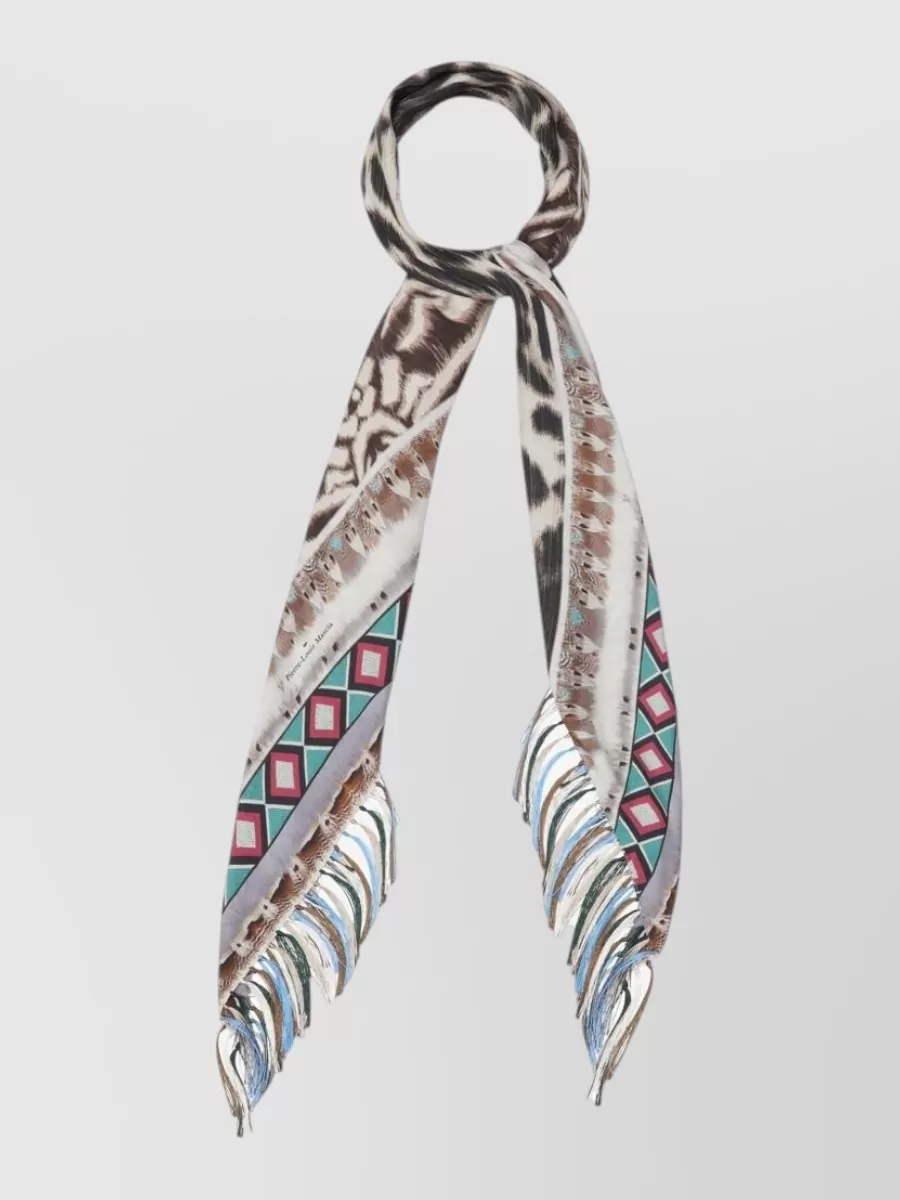 Pierre Louise Mascia Printed Silk Scarf